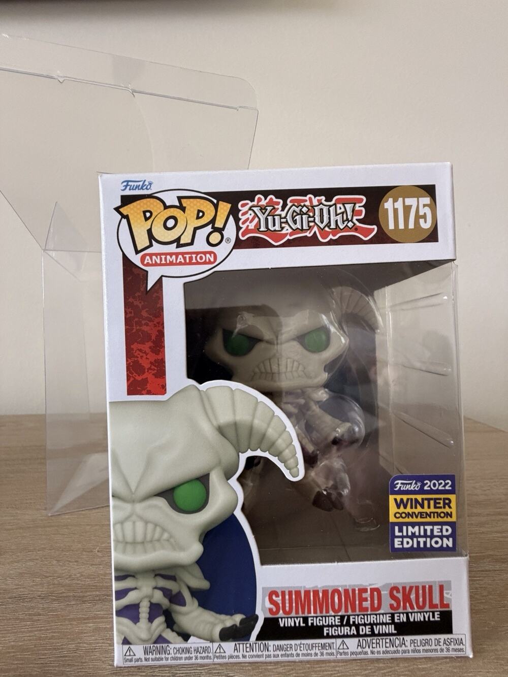 Funko Pop Yu-Gi-Oh Summoned Skull #1175 Winter Convention w/ Protector New